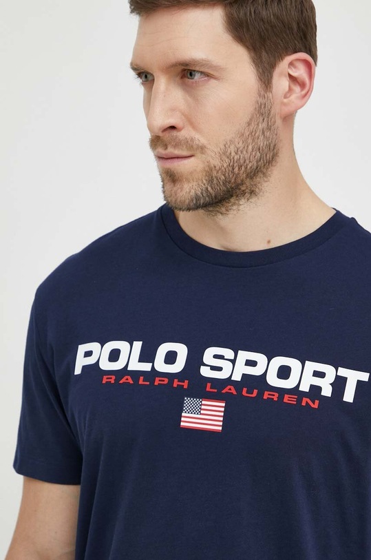 Polo Ralph Lauren t-shirt in cotone blu navy 710750444