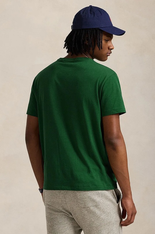 Polo Ralph Lauren tricou din bumbac 710750444 verde AW24