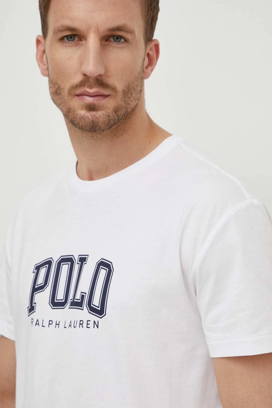 Polo Ralph Lauren t-shirt bawełniany nadruk biały 710934714