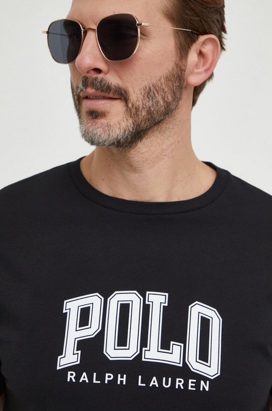 Polo Ralph Lauren t-shirt bawełniany czarny 710934714