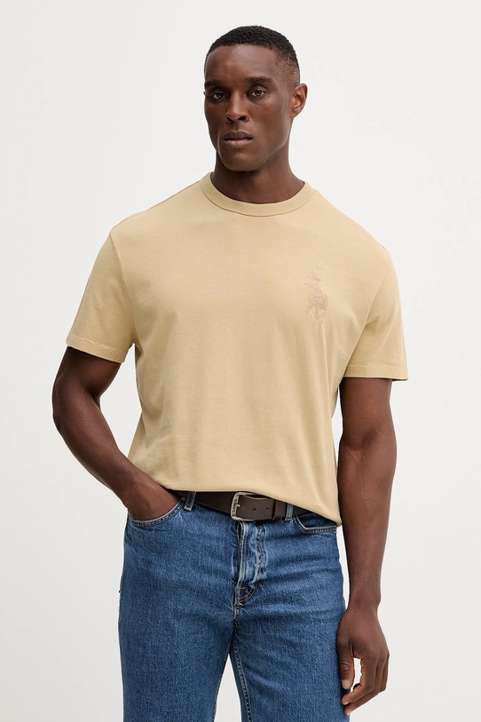 Polo Ralph Lauren tricou din bumbac uni verde 710936509