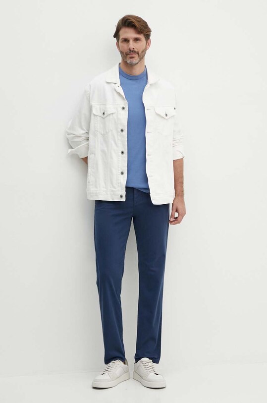 Бавовняна футболка Polo Ralph Lauren 710936509 блакитний SS25