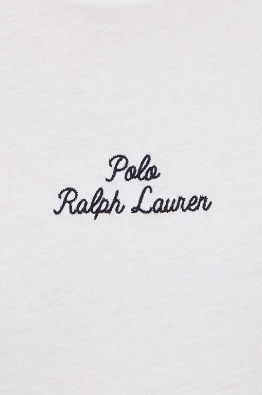 Хлопковая футболка Polo Ralph Lauren 710936585 белый