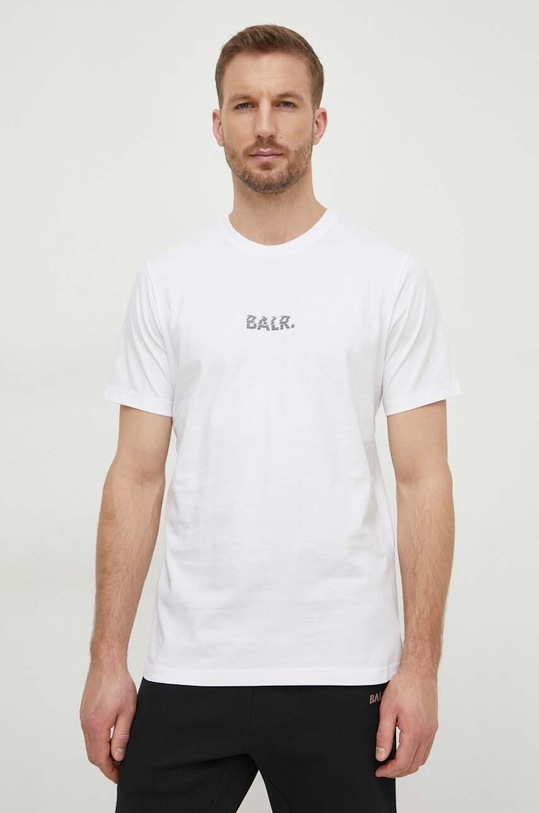 Ruházat BALR. pamut póló B1112.1243 fehér