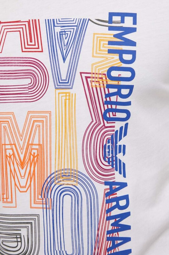 Emporio Armani Underwear t-shirt lounge in cotone bianco 211818.4R468