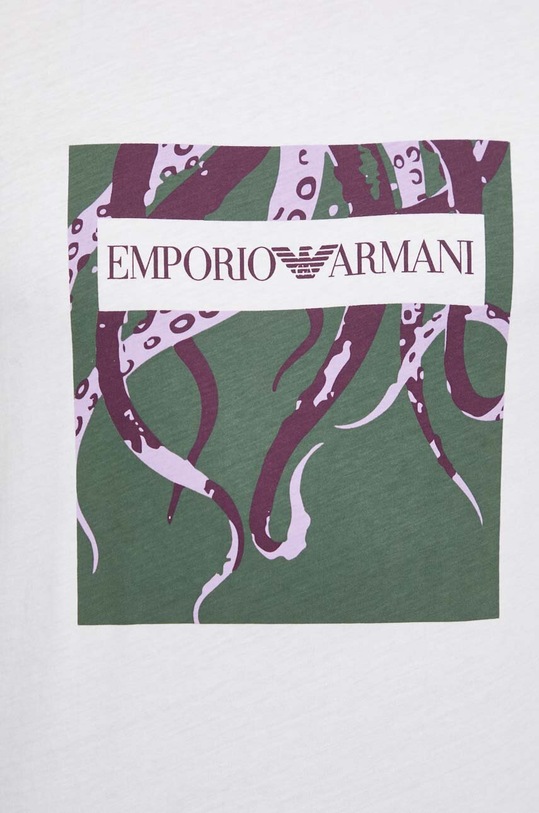 Βαμβακερό μπλουζάκι Emporio Armani Underwear 0 λευκό 211818.4R469