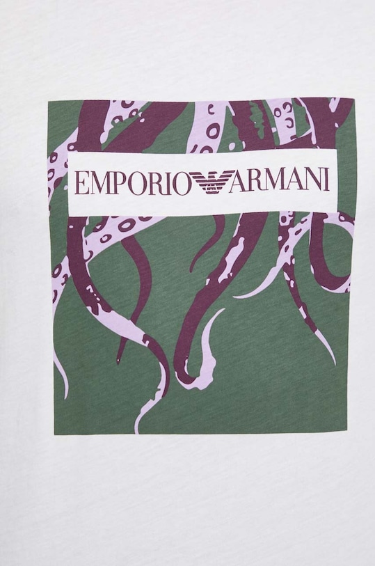 Βαμβακερό μπλουζάκι Emporio Armani Underwear 0 λευκό 211818.4R469