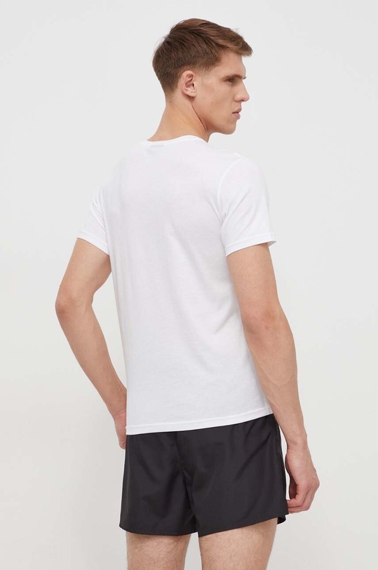Odzież Emporio Armani Underwear t-shirt plażowy bawełniany 211818.4R483 biały