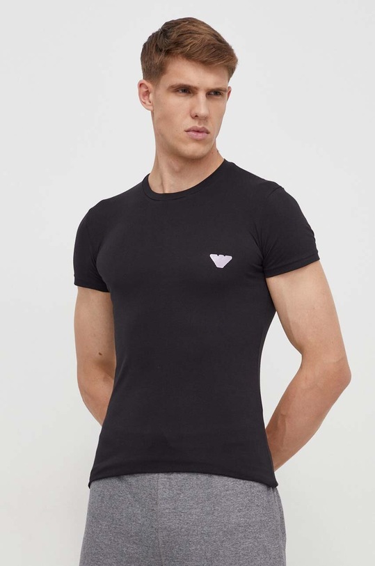 Tričko Emporio Armani Underwear černá 111035.4R512