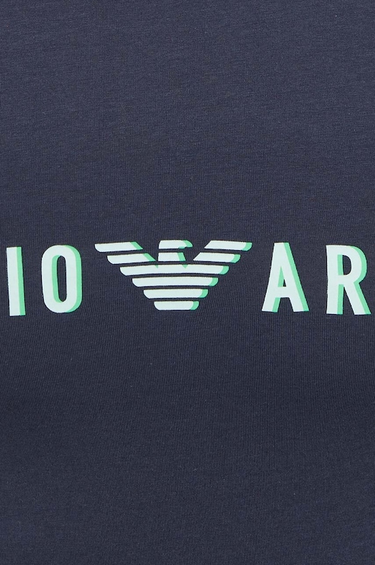 Футболка лаунж Emporio Armani Underwear 111035.4R516 тёмно-синий