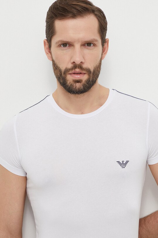 Odjeća Homewear majica kratkih rukava Emporio Armani Underwear 111035.4R523 bijela