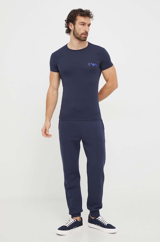 Tričko Emporio Armani Underwear 2-pack 111670.4R715 námořnická modř SS24
