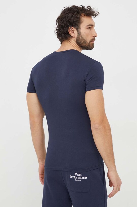 Odzież Emporio Armani Underwear t-shirt lounge 2-pack 111670.4R715 granatowy