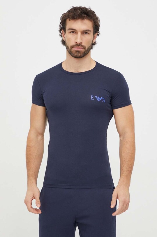 Emporio Armani Underwear t-shirt lounge 2-pack granatowy 111670.4R715