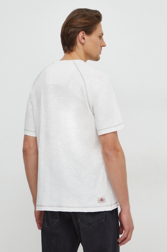 Ρούχα Βαμβακερό μπλουζάκι Aeronautica Militare TS2199J628 λευκό