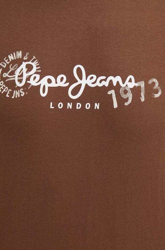 Tričko Pepe Jeans CAMILLE PM509373 hnědá
