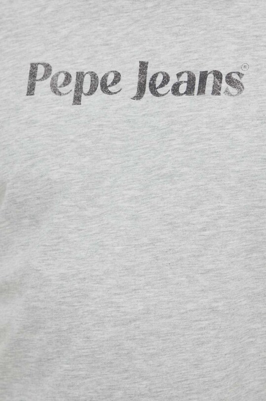 Бавовняна футболка Pepe Jeans CLIFTON PM509374 сірий