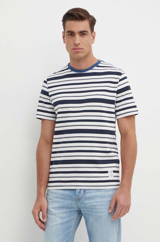 Одежда Хлопковая футболка Pepe Jeans CABO PM509380 тёмно-синий