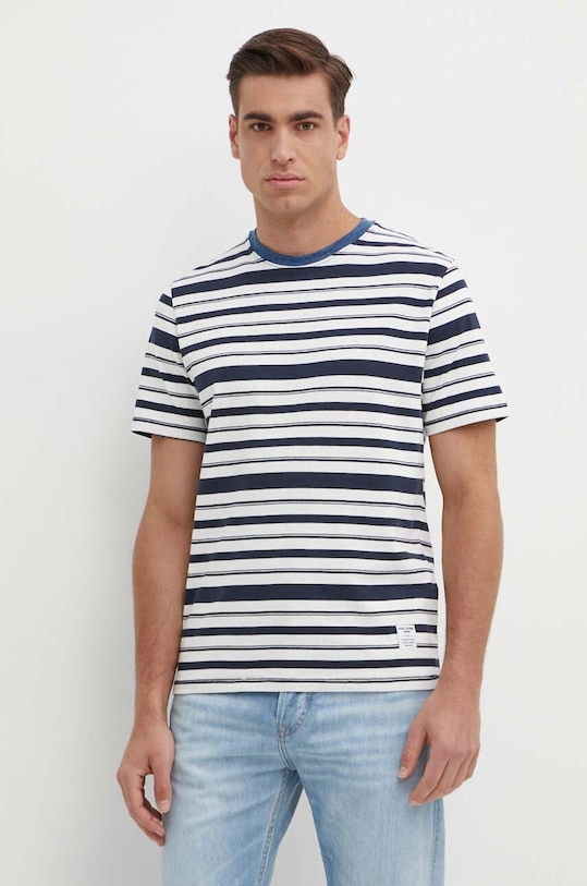 Îmbrăcăminte Pepe Jeans tricou din bumbac CABO PM509380 bleumarin