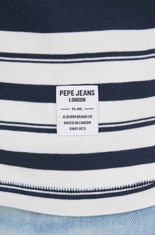 Pepe Jeans tricou din bumbac CABO bleumarin PM509380