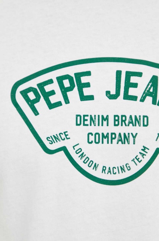 Pepe Jeans tricou din bumbac Cherry PM509381 alb