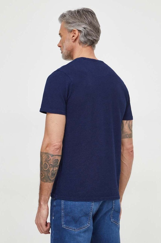 Odzież Pepe Jeans t-shirt bawełniany Coff PM509383 granatowy