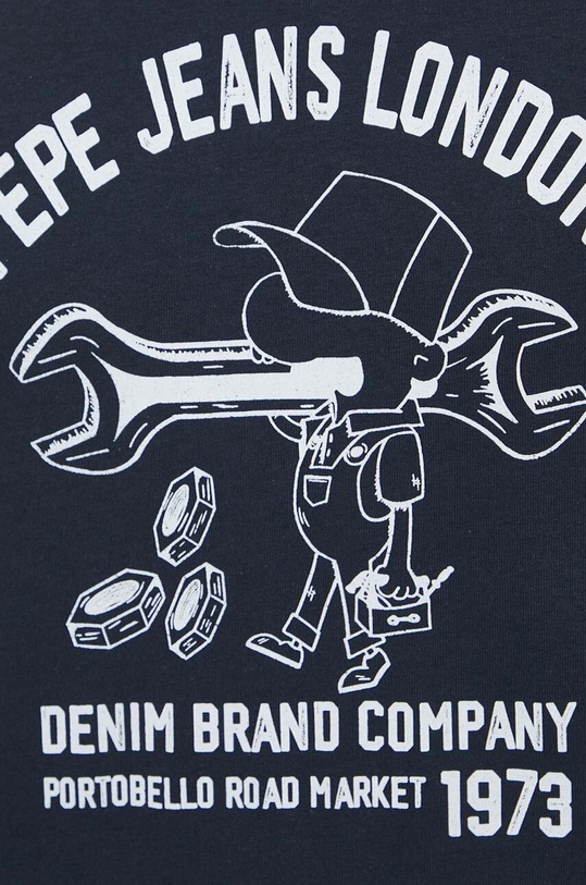 Pepe Jeans t-shirt bawełniany CEDRIC PM509389 granatowy