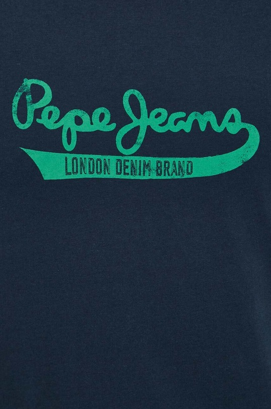 Pepe Jeans t-shirt bawełniany CLAUDE PM509390 granatowy