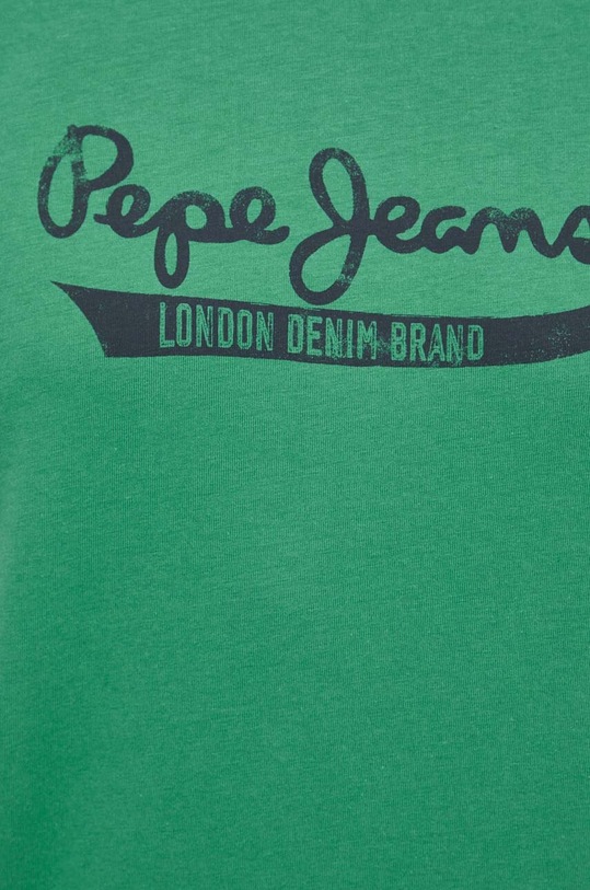 Bavlněné tričko Pepe Jeans CLAUDE PM509390 zelená