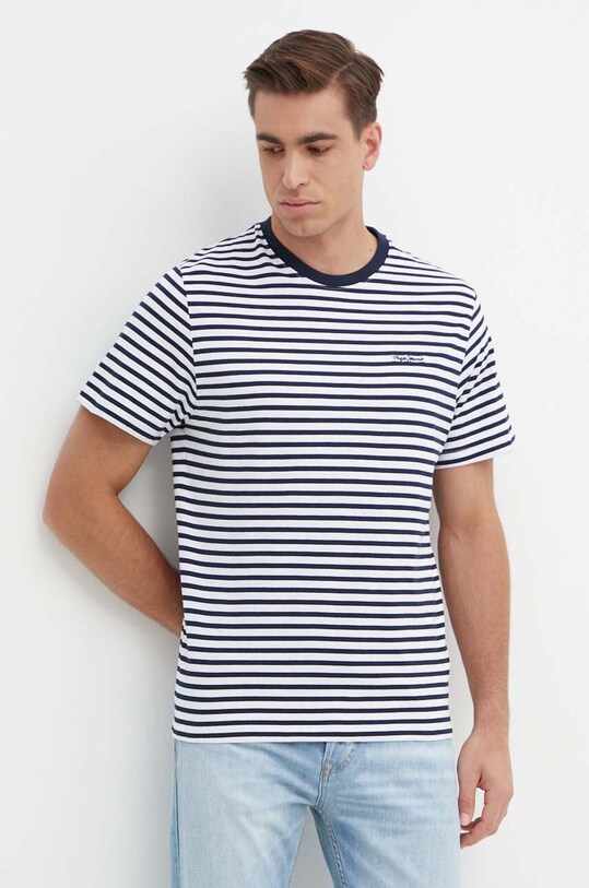 Pepe Jeans tricou din bumbac alb PM509391