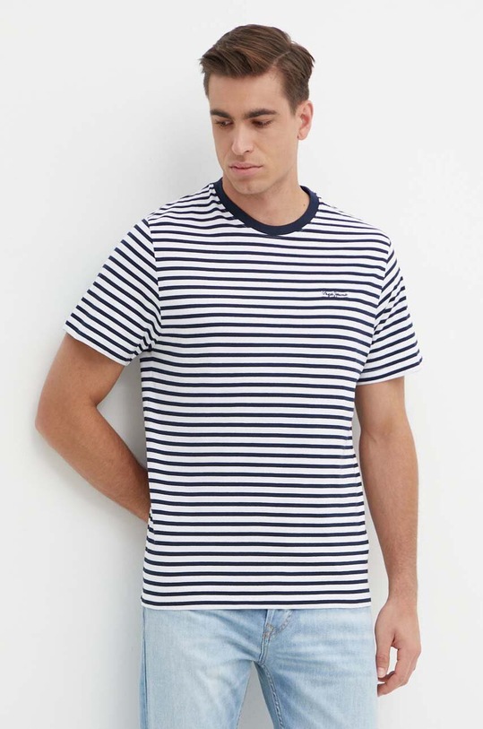 Pepe Jeans pamut póló fehér PM509391