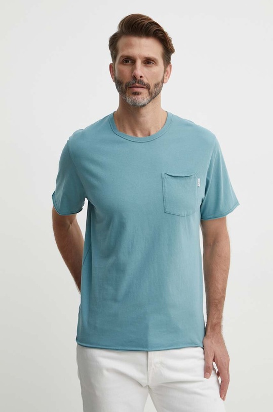 Pepe Jeans t-shirt bawełniany Single Carrinson niebieski PM509392