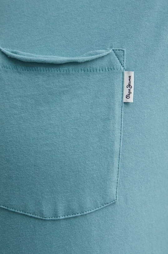 Pepe Jeans t-shirt bawełniany Single Carrinson PM509392 niebieski