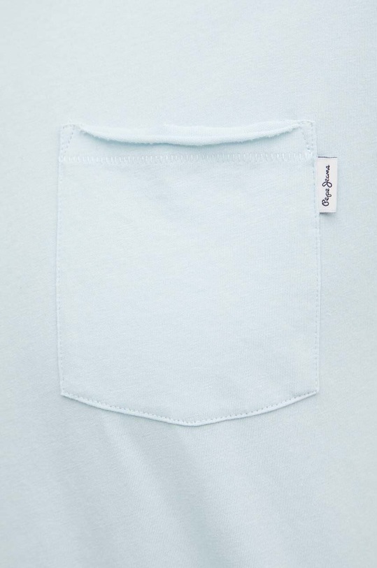 Pepe Jeans t-shirt bawełniany Single Carrinson PM509392 niebieski
