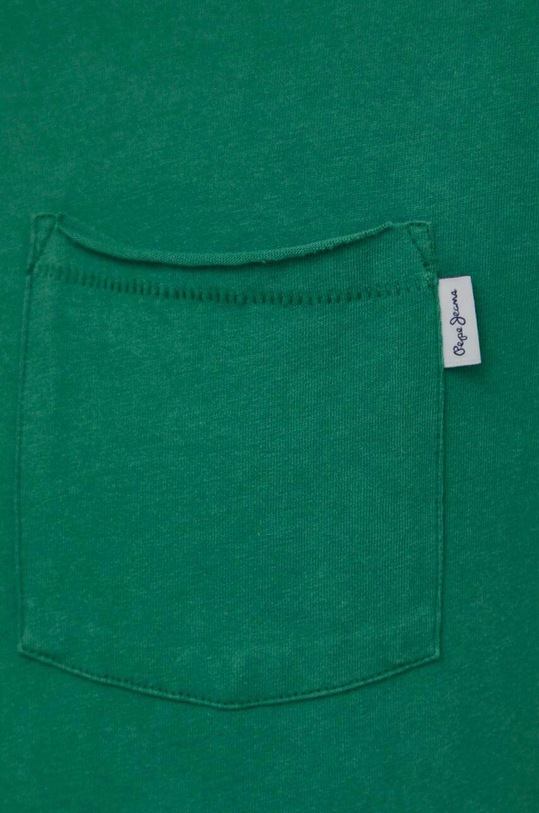 Bavlnené tričko Pepe Jeans Single Carrinson PM509392 zelená