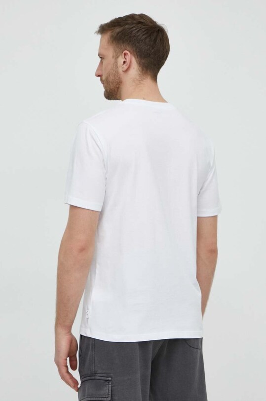 Odzież Pepe Jeans t-shirt bawełniany SINGLE CARDIFF PM509401 biały