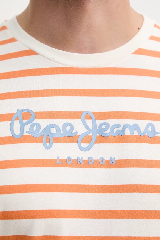 Pepe Jeans t-shirt bawełniany PM509407 biały