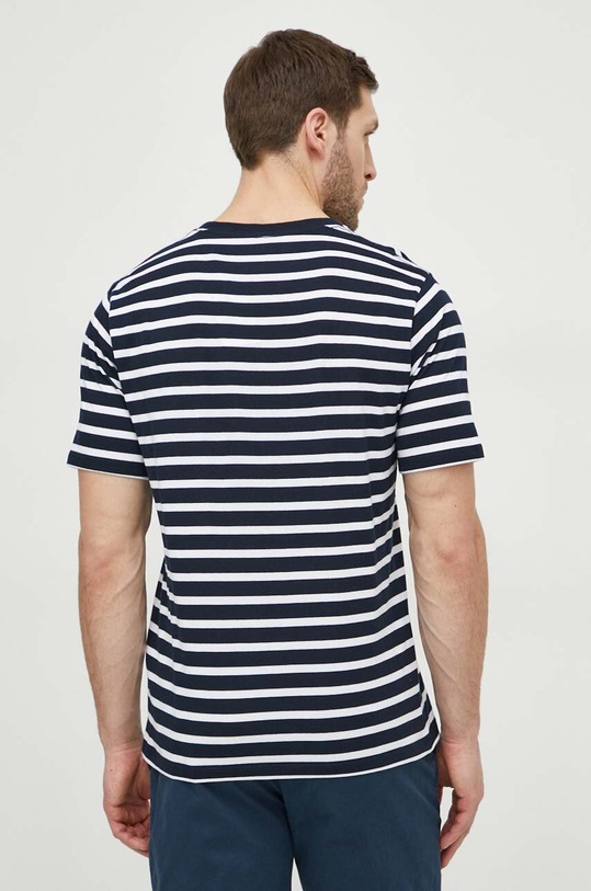 Odzież Pepe Jeans t-shirt bawełniany STRIPED EGGO PM509407 granatowy