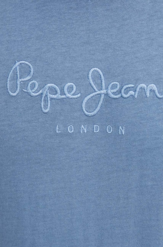 Pepe Jeans t-shirt bawełniany EMB EGGO PM509418 niebieski
