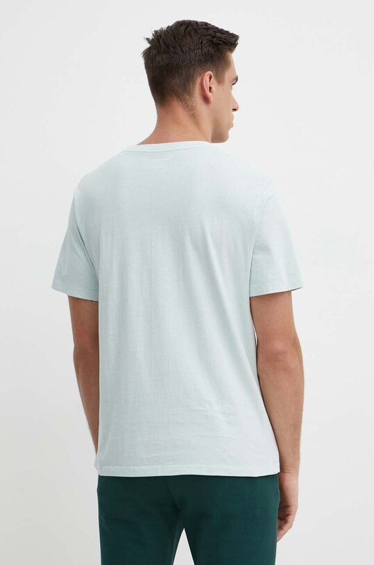 Odzież Pepe Jeans t-shirt bawełniany EMB EGGO PM509418 turkusowy