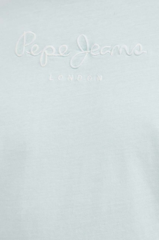 Pepe Jeans tricou din bumbac PM509418 turcoaz
