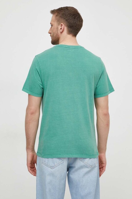 Одежда Хлопковая футболка Pepe Jeans EMB EGGO PM509418 зелёный