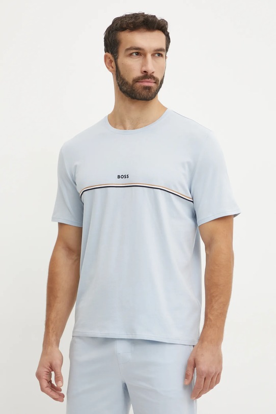 BOSS t-shirt lounge niebieski 50515395