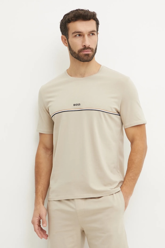 BOSS t-shirt lounge beżowy 50515395