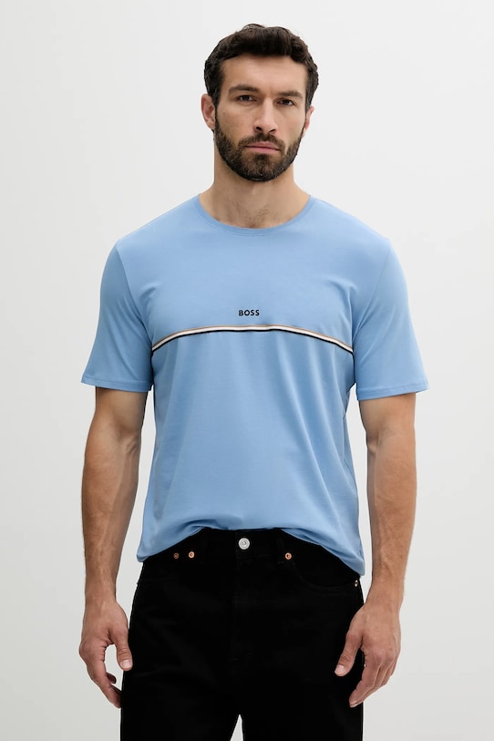 BOSS t-shirt lounge niebieski 50515395