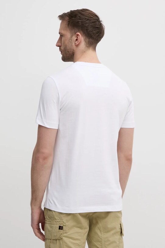 Aeronautica Militare t-shirt in cotone TS1580J372 bianco SS25