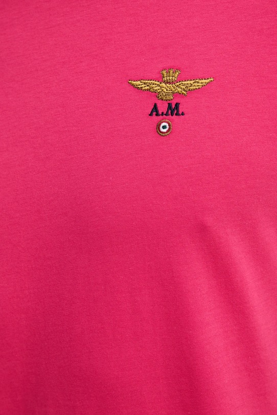 Pamučna majica Aeronautica Militare roza TS1580J372