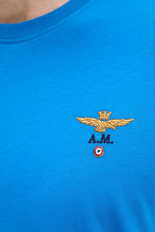 Aeronautica Militare t-shirt in cotone TS1580J372 violetto