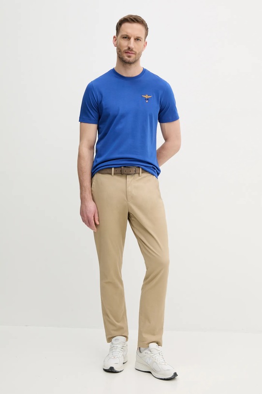 Bavlnené tričko Aeronautica Militare TS1580J372 modrá SS25