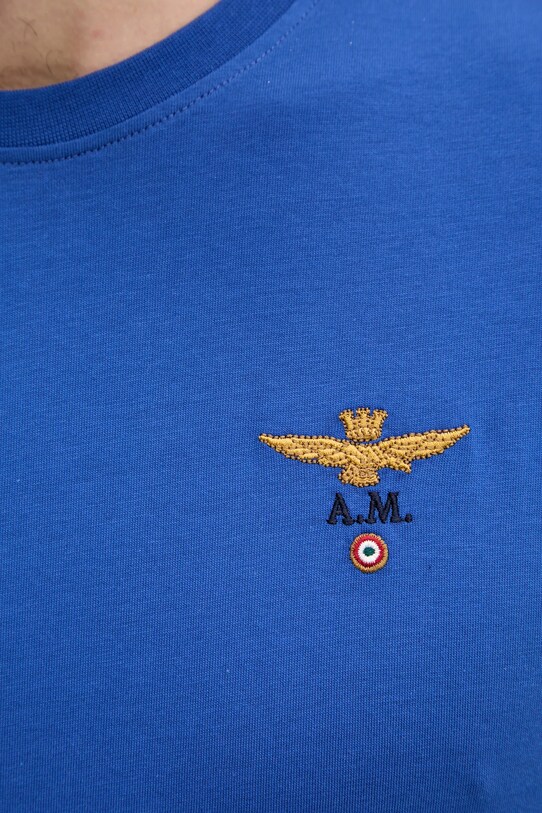 Aeronautica Militare t-shirt in cotone TS1580J372 blu